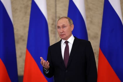 Putin, durante la cumbre en Uzbekistán
