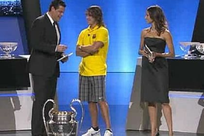 Puyol estuvo lejos de la formalidad de la ceremonia