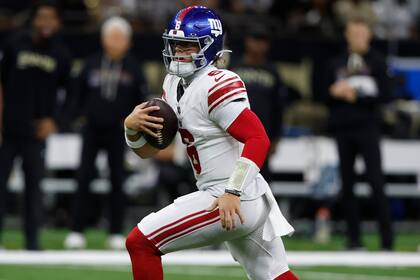 QB de Giants Jaxson Dart minimiza lesión de isquiotibiales y dice que jugará ante Eagles
