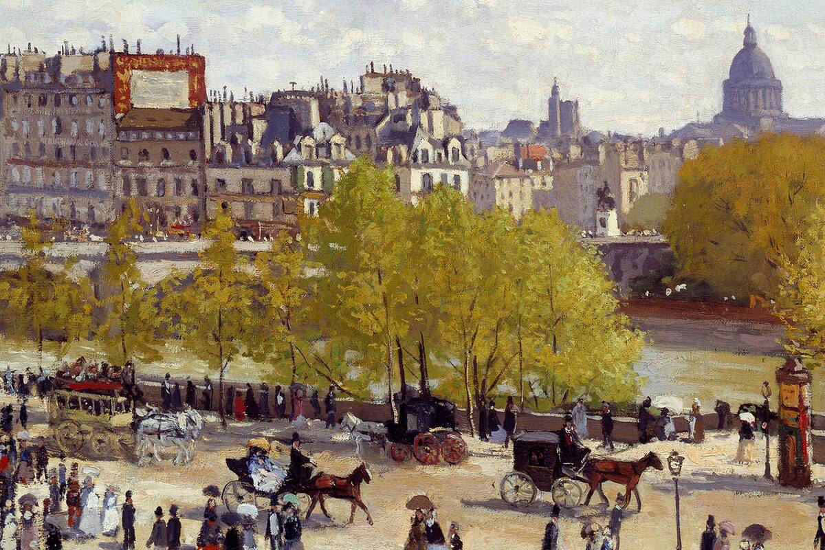 El Parc Monceau. Claude Monet.