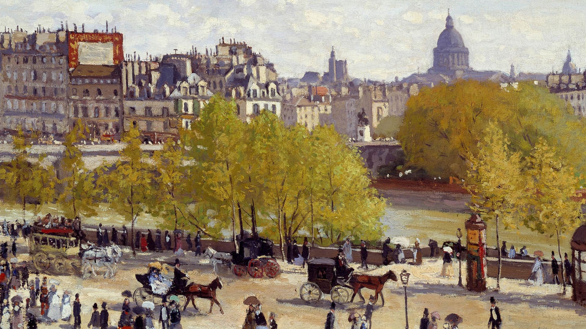 El Parc Monceau. Claude Monet.