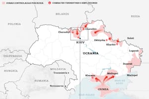 Qué áreas de Ucrania están bajo control de las fuerzas armadas rusas luego de cuatro días de invasión