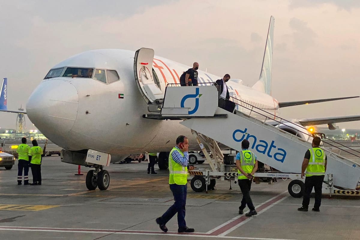Qué dice el comunicado de Flydubai tras el incidente con los pilotos: “Abstenerse de hacer conjeturas prematuras”.