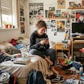 Qué dice la psicología de las personas que viven con su habitación desordenada