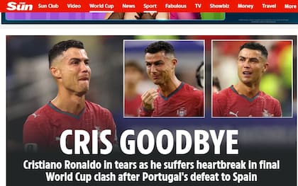 Qué dijeron en medios de otros países sobre la despedida de Ronaldo.
