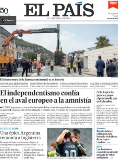 Qué dijeron los medios españoles de la victoria de Argentina sobre Inglaterra.