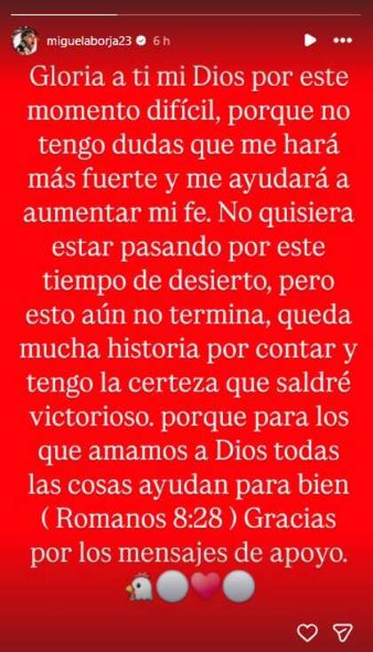 Qué dijo Borja tras ser criticado duramente por el penal que erró ante Gimnasia.