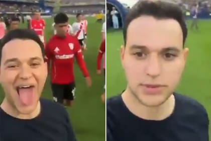 Qué dijo el joven de 20 años que fue agredido por Salas al finalizar el clásico entre Boca y River
