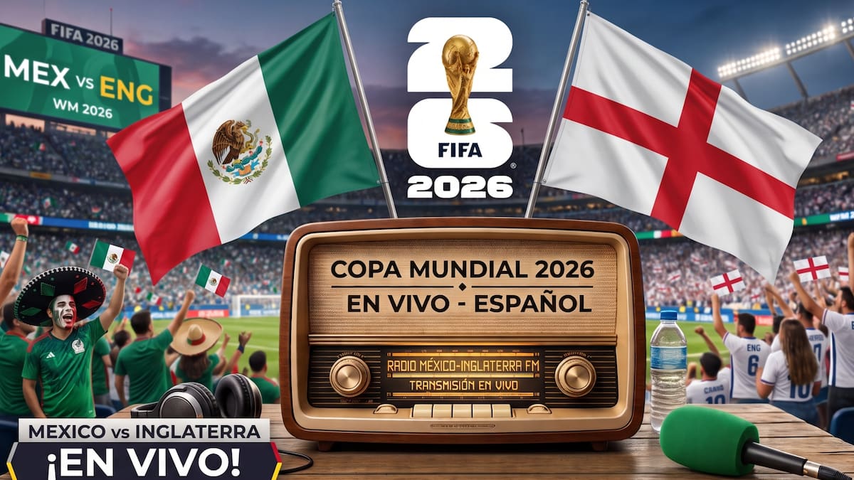 Onde ouvir México x Inglaterra ao vivo hoje após a mudança de horário: estações de rádio espanholas nos EUA.