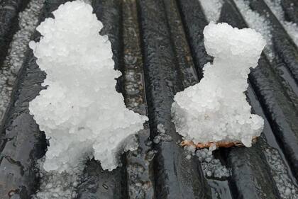 Qué es el graupel: el fenómeno meteorológico que llegó junto con la ola polar