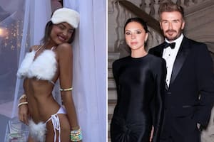Qué fue lo que dijo la modelo Lexi Wood sobre los rumores en torno a la familia Beckham (Foto: Instagram @lexiwood @davidbeckham)