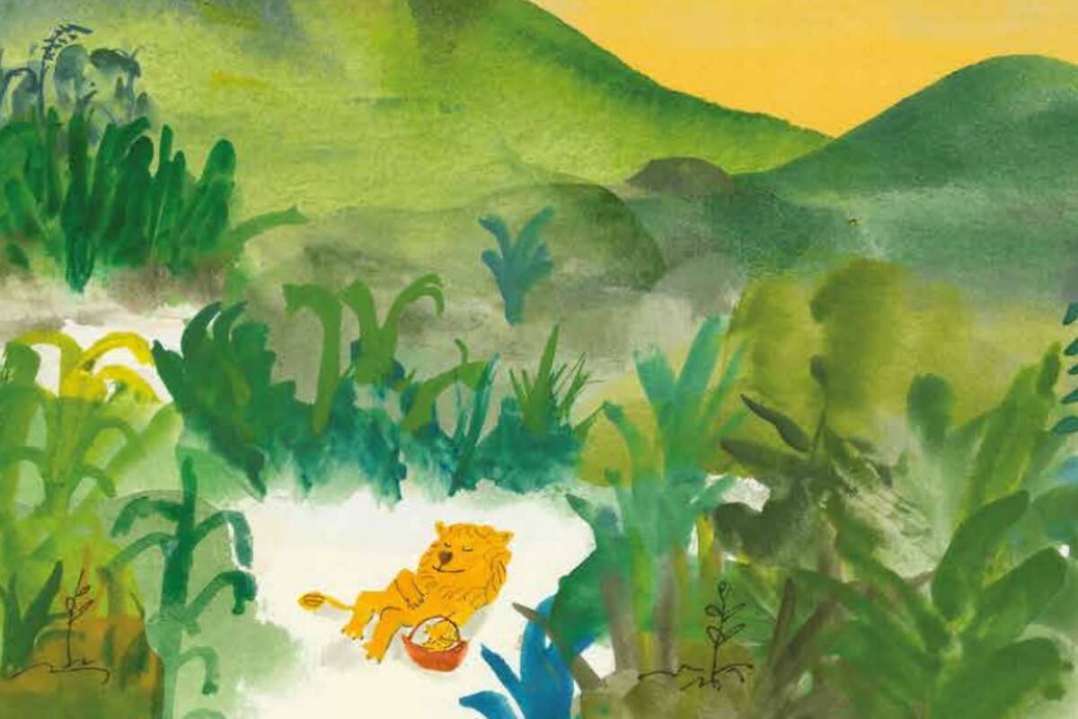 ¿Qué hace un león salvaje en una fiesta de disfraces?