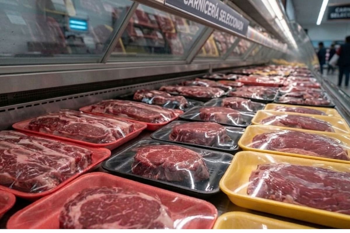 Qué indica el color de las bandejas de carne en los supermercados (Foto ilustrativa con IA Gemini)