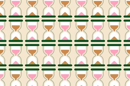 Que no te confundan los contenedores de vidrio que sí están rellenos de granitos rosas y amarronados