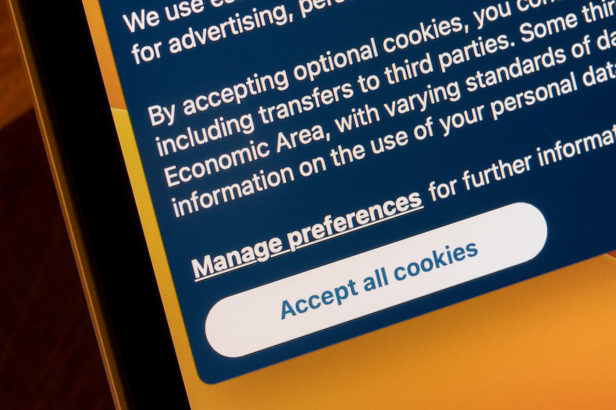 Qué ocurre cuando clickeás “Aceptar todo” a las cookies de un sitio