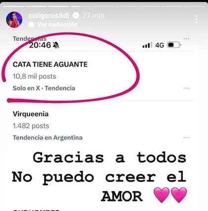 Qué pasó con Cata de Gran Hermano