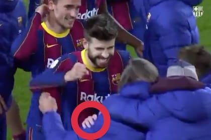 ¿Qué pasó con Messi en el festejo de Barcelona ante Sevilla?