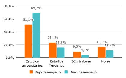 Qué piensan hacer después del secundario