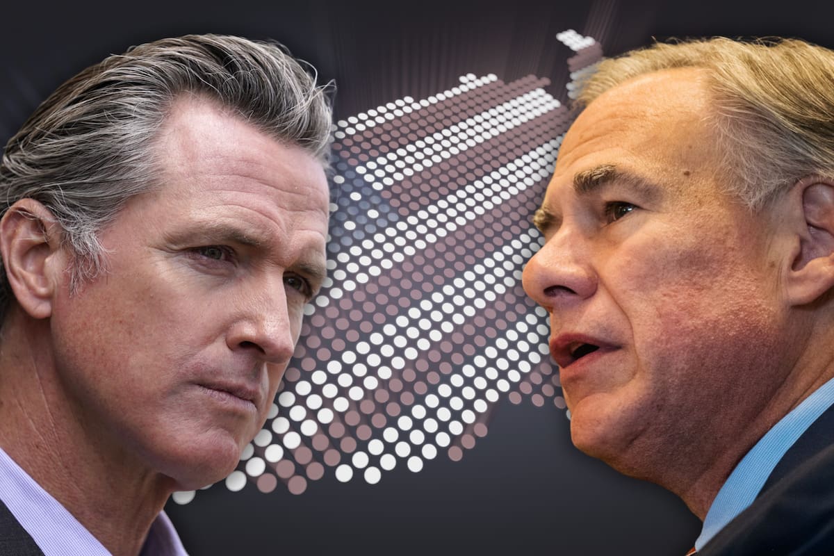 Qué publicó Greg Abbott sobre Elon Musk y California