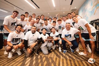 Messi: “Es hermoso salir a competirle a cualquiera sabiendo que los tengo al lado”