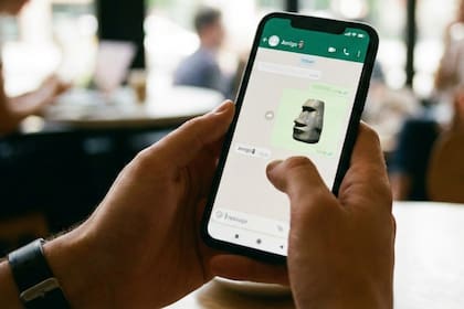 Qué significa el emoji del Moái en WhatsApp
