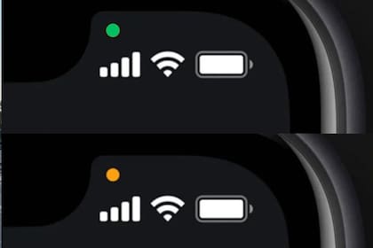 Qué significan los puntos de colores en el iPhone