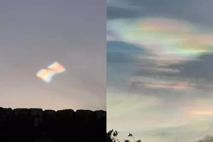 Qué son las nubes arco iris, el fenómeno que sorprendió a todos