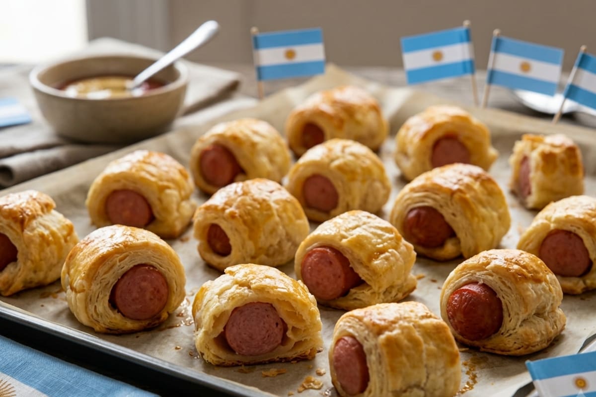Qué son y cómo hacer las salchichas envueltas para ver el partido de Argentina vs. Cabo Verde