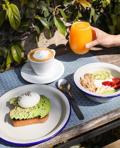 ¿Qué tal un desayuno así en el patio de Convite?