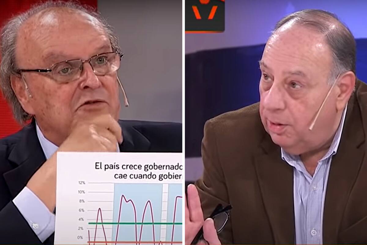 "Quedamos que no ibas a mentir": fue tenso el debate entre Cachanosky y De Mendiguren en un estudio de TV