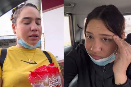 Quedó en la calle al ser rechazada por su novio (Captura video)