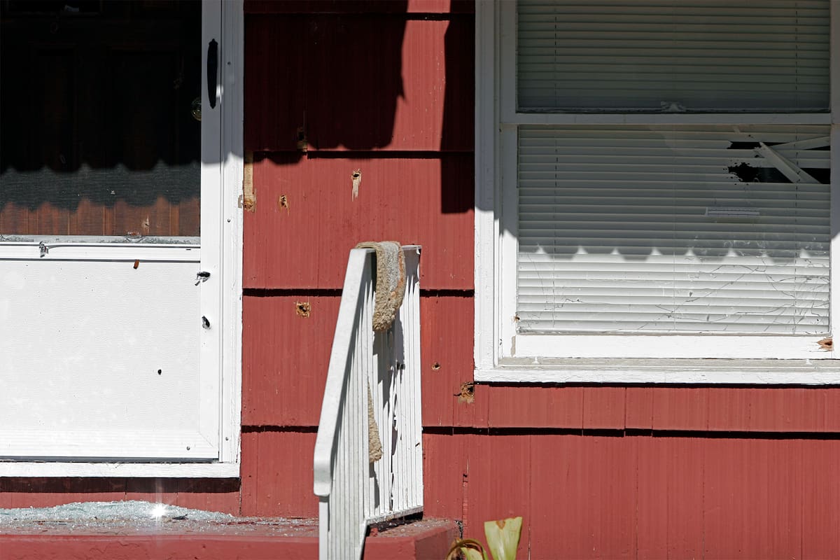 Quentin Patrick vació el cargador de su AK-47 desde el interior de su casa. 13 disparos impactaron en T.J. Darrisaw de 12 años