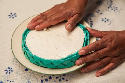 El queso que Ramona fabrica para su familia en Maimará, Jujuy.