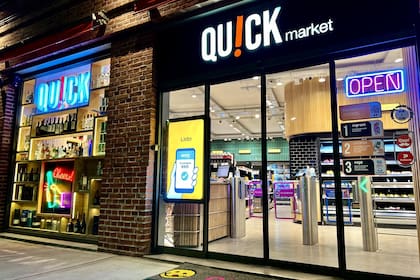 Quick: un "súper" sin colas ni cajeros