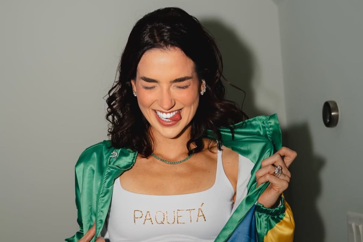 Quién es Duda Fournier, la mujer de Lucas Paquetá que es furor en las redes y celebra sus goles a puro baile