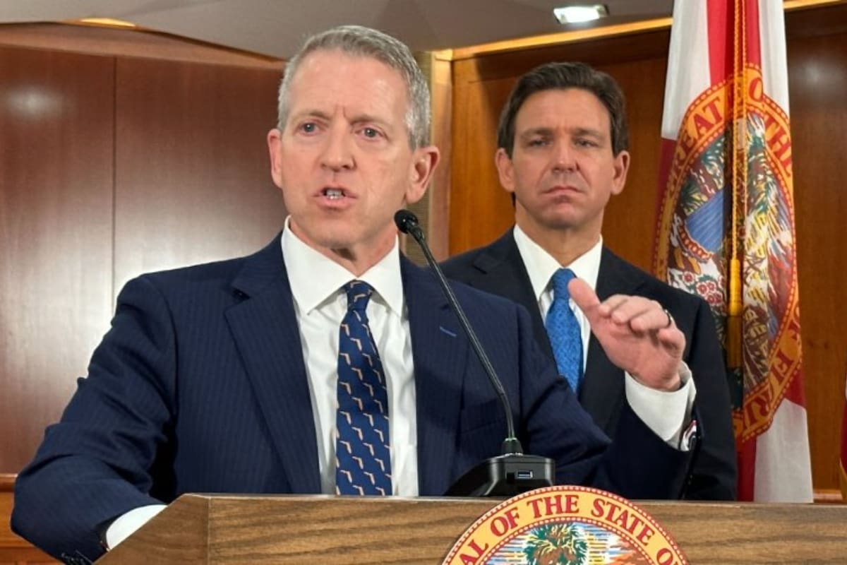 Quién es Paul Renner, el expresidente de la Cámara de Representantes de Florida que se postula para gobernador frente a DeSantis