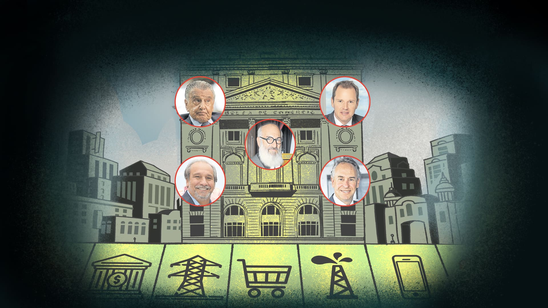 Quién es quién en la Bolsa argentina: Eduardo Eurnekian, Nicolás Caputo, Eduardo Elsztain, Jorge Brito y Marcelo Mindlin son algunos de los empresarios más activos en el mercado bursátil local