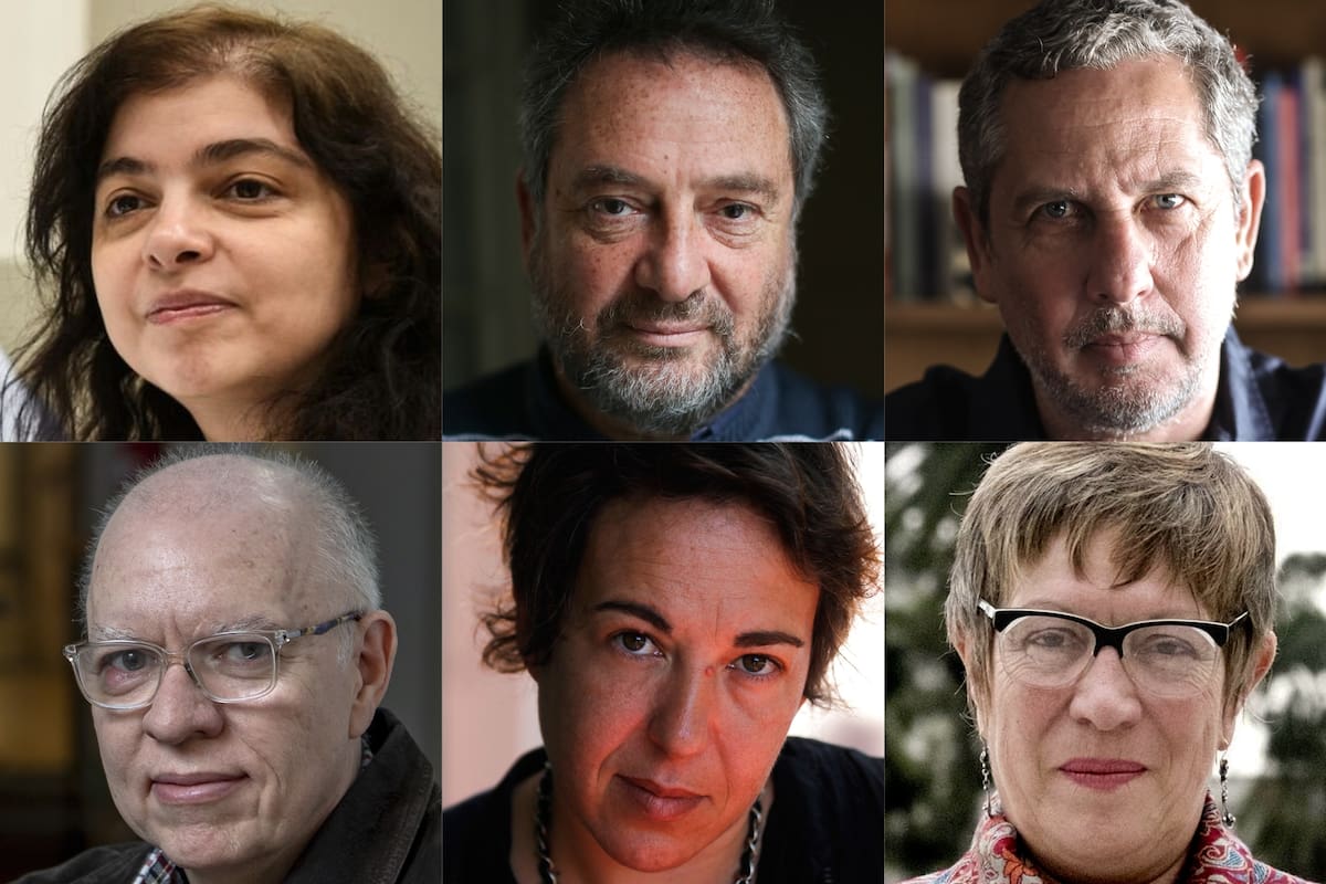 ¿Quién ganará el Premio Nobel de Literatura? Los escritores Mariana Enriquez, Daniel Guebel, Guillermo Martínez, Jorge Fernández Díaz, Gabriela Cabezón Cámara y MarÌa Teresa Andruetto.