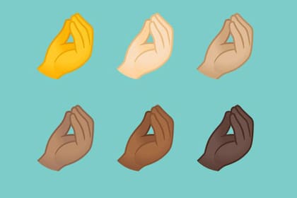 Quién sos, dedos pellizcados o the italian hand, algunas de las denominaciones que tiene el nuevo emoji que forma parte de las nuevas ilustraciones que están disponibles en Android 11