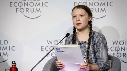"Quiero que entren en pánico. Quiero que sientan el miedo que yo siento todos los días. Y quiero que actúen", dijo la activista en 2019 a los líderes reunidos en el Foro Económico Mundial en Davos