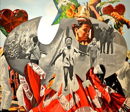 Quimeras, pintura de Jaime Ruiz, uno de los artistas representados por diderotart.mx