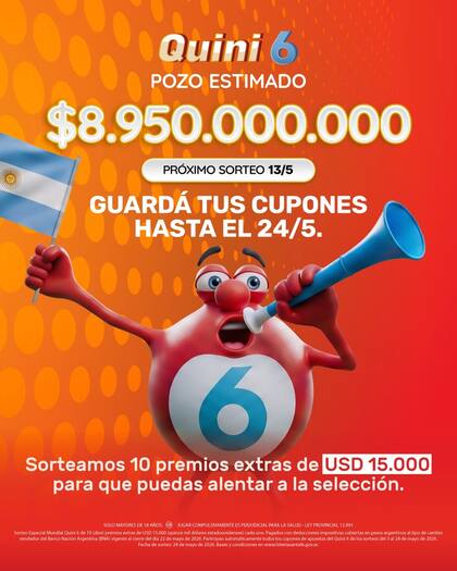 Quini 6: de cuánto es el pozo