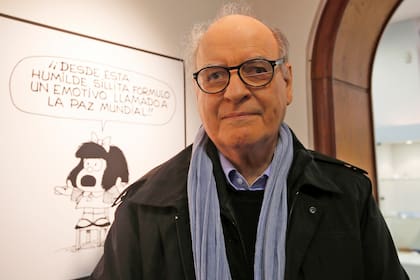 Quino en el Museo del Humor en junio del 2014