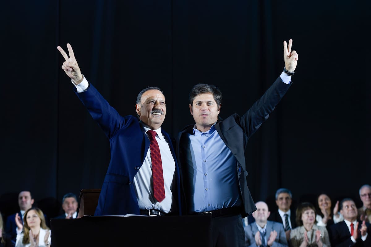 Quintela y Kicillof, en un acto en La Rioja