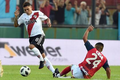 Quintero y la zurda gambeta .