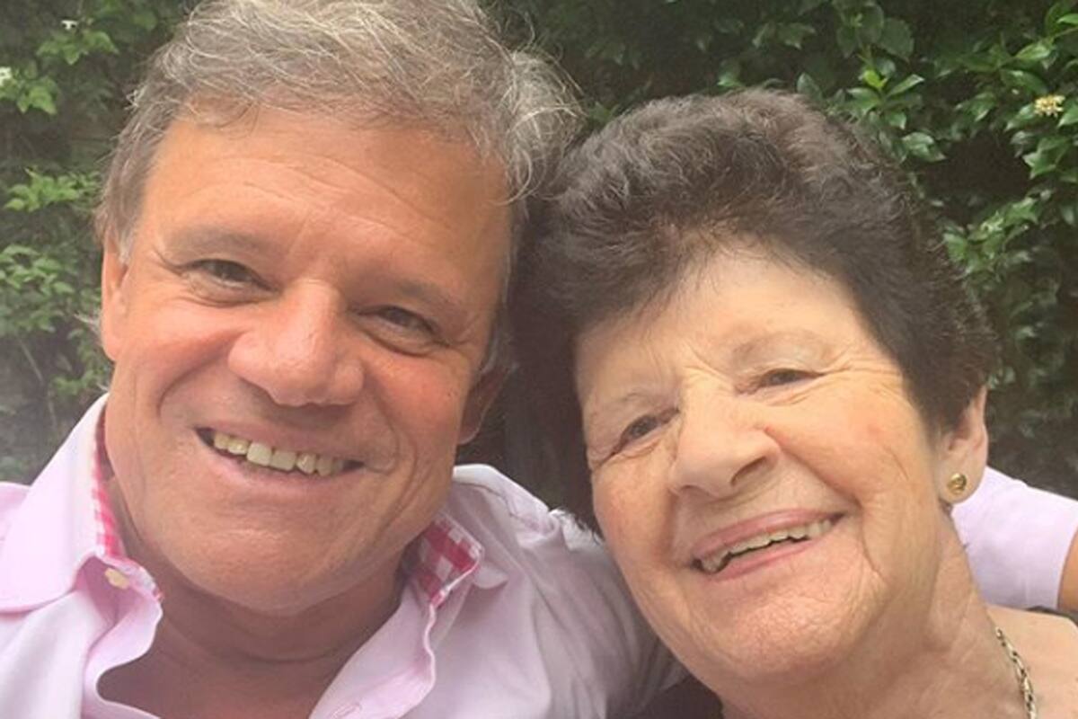 Quique Sacco y su madre, ambos tiene coronavirus