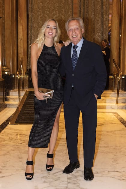 Quique Wolff estuvo acompañado por su hija, Wendy.