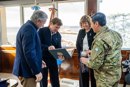 Quirno y Presti se reunieron con el gobernador Melella en Tierra del Fuego
