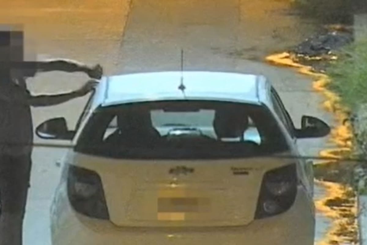 Quiso robar el auto con una tijera de 15 centímetros