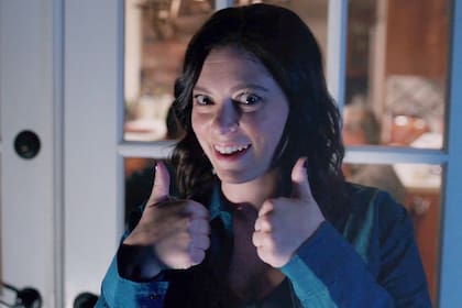 Rachel Bloom, en una escena de la tercera temporada de Crazy ex girlfriend
